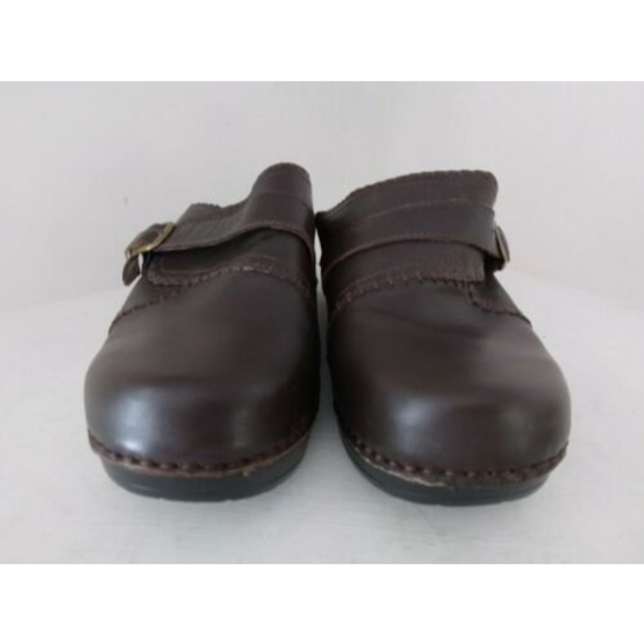 Sanita Daisy Dolce Mule Clog 466451 Brown Leather Womens Size EU 41 US 9.5 - Picture 2 of 9